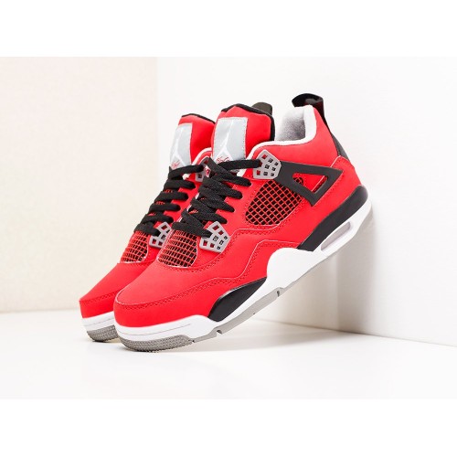 Кроссовки NIKE Air JORDAN 4 Retro цвет Красный арт. 567