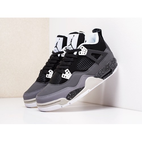 Кроссовки NIKE Air JORDAN 4 Retro цвет Черный арт. 758