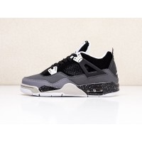 Кроссовки NIKE Air JORDAN 4 Retro цвет Черный арт. 758