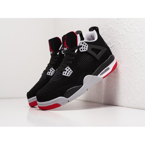 Кроссовки NIKE Air JORDAN 4 Retro цвет Черный арт. 906