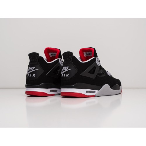 Кроссовки NIKE Air JORDAN 4 Retro цвет Черный арт. 906