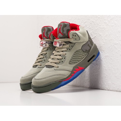 Кроссовки NIKE Air JORDAN 5 цвет Зеленый арт. 29585