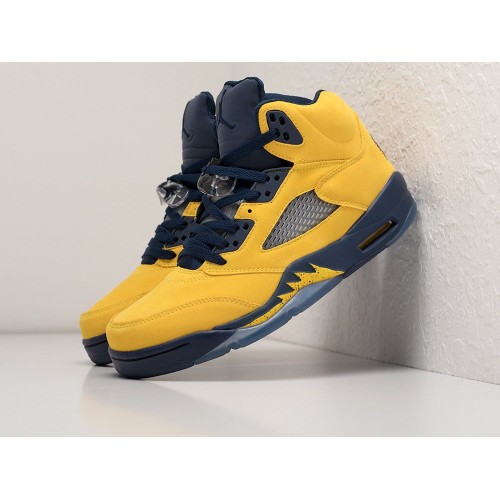 Кроссовки NIKE Air JORDAN 5 цвет Желтый арт. 29707