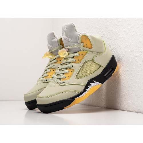 Кроссовки NIKE Air JORDAN 5 цвет Зеленый арт. 30433