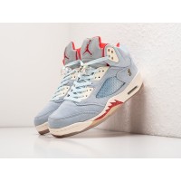 Кроссовки NIKE Air JORDAN 5 цвет Голубой арт. 38893