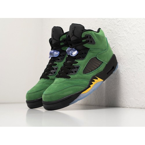 Кроссовки NIKE Air JORDAN 5 цвет Зеленый арт. 38935