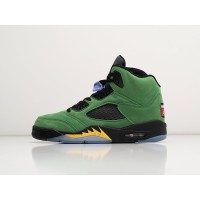 Кроссовки NIKE Air JORDAN 5 цвет Зеленый арт. 38935