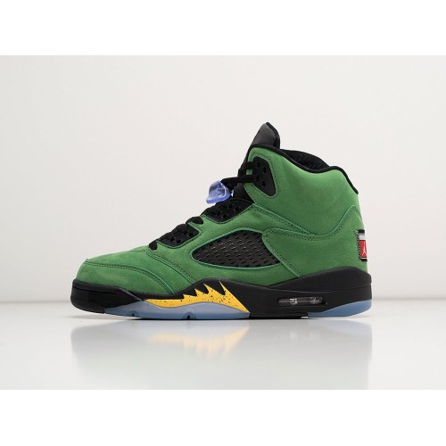 Кроссовки NIKE Air JORDAN 5 цвет Зеленый арт. 38935