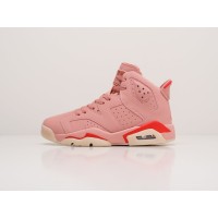 Кроссовки NIKE Air JORDAN 6 цвет Розовый арт. 24486