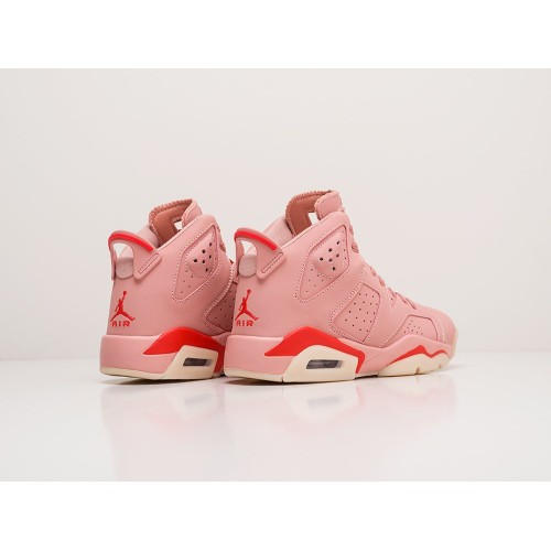 Кроссовки NIKE Air JORDAN 6 цвет Розовый арт. 24486