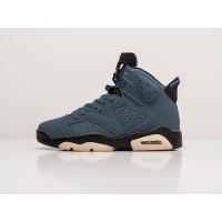 Кроссовки NIKE Air JORDAN 6 цвет Синий арт. 24487