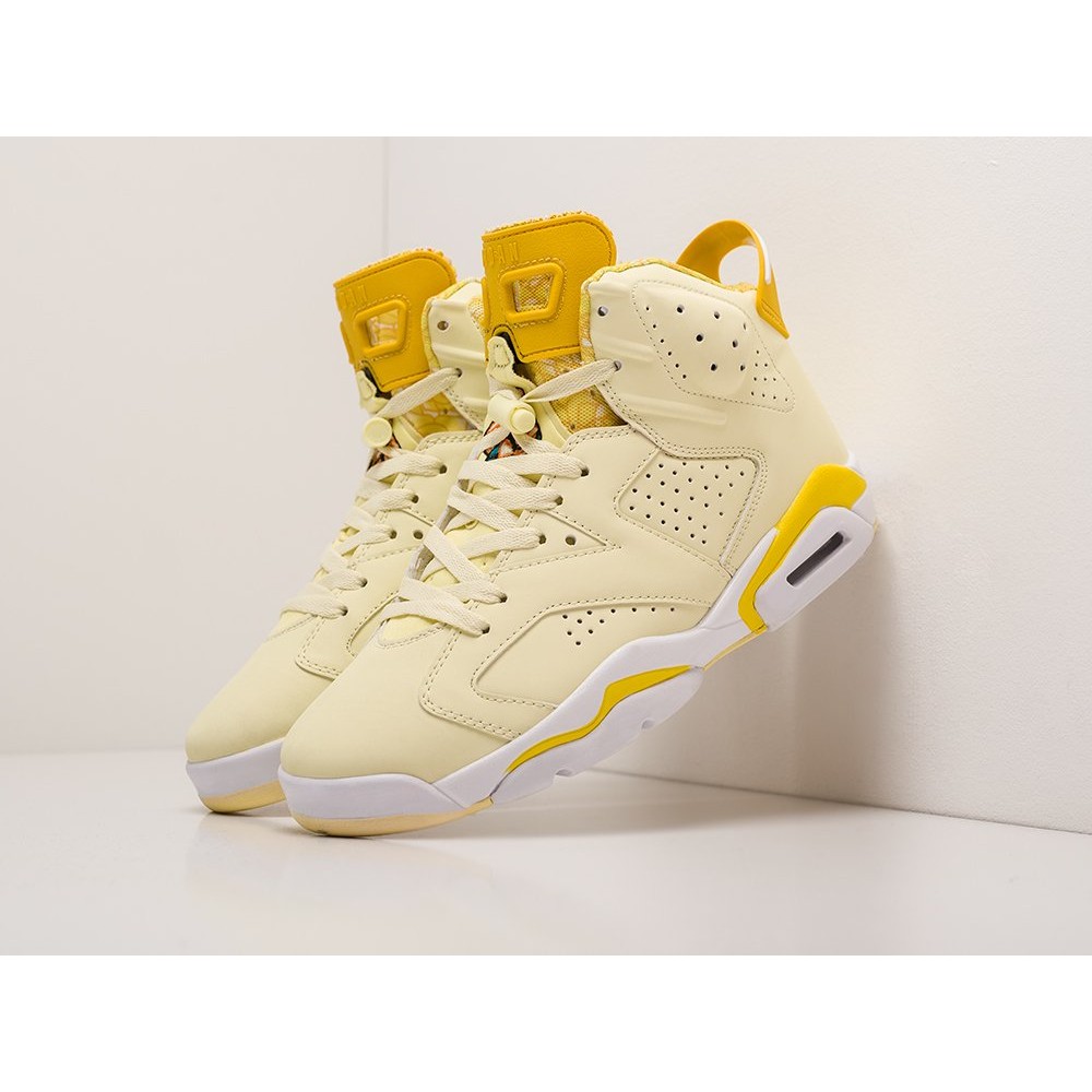 Кроссовки NIKE Air JORDAN 6 цвет Желтый арт. 24488