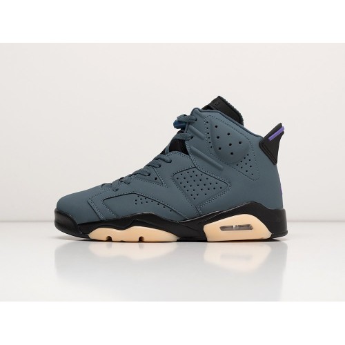 Кроссовки NIKE Air JORDAN 6 цвет Голубой арт. 29744