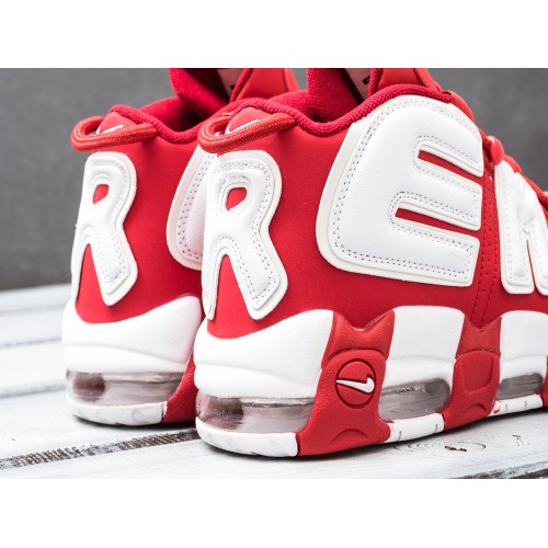 Кроссовки NIKE Air More Uptempo x Supreme цвет Красный арт. 9470