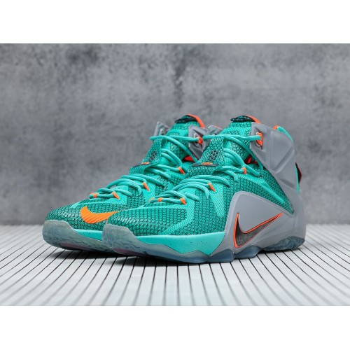 Кроссовки NIKE Lebron 12 цвет Бирюзовый арт. 2623