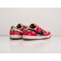 Кроссовки NIKE SB Dunk Lowx Travis Scott цвет Красный арт. 27588