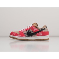 Кроссовки NIKE SB Dunk Lowx Travis Scott цвет Красный арт. 27589