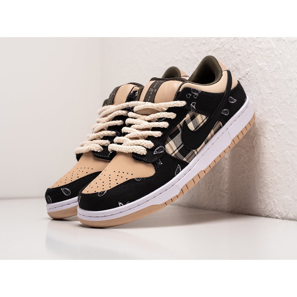 Кроссовки NIKE SB Dunk Lowx Travis Scott цвет Коричневый арт. 36360