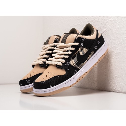 Кроссовки NIKE SB Dunk Lowx Travis Scott цвет Коричневый арт. 36360