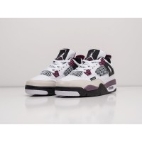 Кроссовки NIKE x PSG Air JORDAN 4 Retro цвет Белый арт. 28240