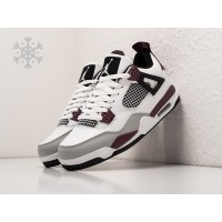 Зимние Кроссовки NIKE x PSG Air JORDAN 4 Retro цвет Белый арт. 38003