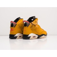 Кроссовки NIKE x Travis Scott Air JORDAN 6 цвет Желтый арт. 27899