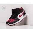 Зимние Кроссовки NIKE Air JORDAN 1 Mid цвет Черный арт. 26726