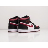 Зимние Кроссовки NIKE Air JORDAN 1 Mid цвет Черный арт. 26726