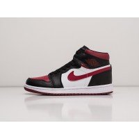 Зимние Кроссовки NIKE Air JORDAN 1 Mid цвет Черный арт. 26726