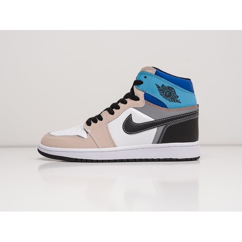 Кроссовки NIKE Air JORDAN 1 Mid цвет Бежевый арт. 27084