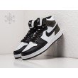 Зимние Кроссовки NIKE Air JORDAN 1 Mid цвет Черный арт. 27313