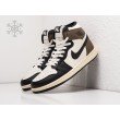 Зимние Кроссовки NIKE Air JORDAN 1 Mid цвет Коричневый арт. 27662