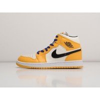 Кроссовки NIKE Air JORDAN 1 Mid цвет Желтый арт. 29080