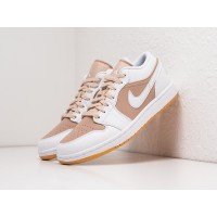 Кроссовки NIKE Air JORDAN 1 Low цвет Бежевый арт. 26836