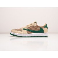 Кроссовки NIKE Air JORDAN 1 Low x Travis Scott цвет Коричневый арт. 34150