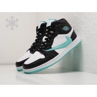 Зимние Кроссовки NIKE Air JORDAN 1 Midx Travis Scott цвет Разноцветный арт. 30969