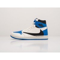 Кроссовки NIKE Air JORDAN 1 Mid x Travis Scott цвет Белый арт. 25216