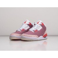 Кроссовки NIKE Air JORDAN 3 цвет Розовый арт. 27376