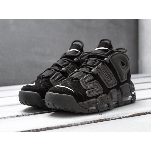 Кроссовки NIKE Air More Uptempo x Supreme цвет Черный арт. 10314