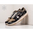 Зимние Кроссовки NIKE SB Dunk Low x Travis Scott цвет Коричневый арт. 32882