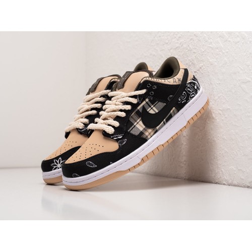 Кроссовки NIKE SB Dunk Lowx Travis Scott цвет Коричневый арт. 36361