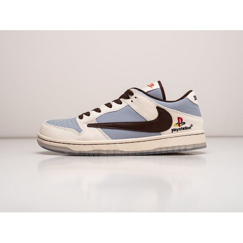 Кроссовки NIKE SB Dunk Low x Travis Scott х PlayStation 5 цвет Голубой арт. 36742