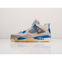 Кроссовки OFF White x NIKE Air JORDAN 4 Retro цвет Белый арт. 31135