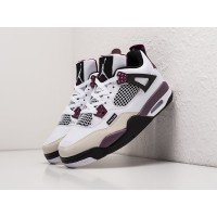 Кроссовки NIKE x PSG Air JORDAN 4 Retro цвет Белый арт. 28240