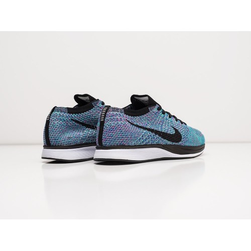 Кроссовки NIKE Flyknit Racer цвет Бирюзовый арт. 4809