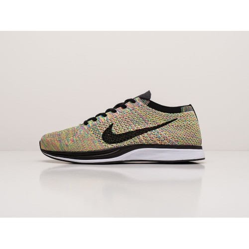 Кроссовки NIKE Flyknit Racer цвет Разноцветный арт. 7800