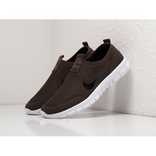 Кроссовки NIKE Free N0.1 Slip-On цвет Коричневый арт. 35790