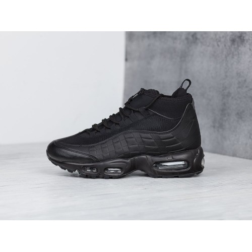 Зимние Кроссовки NIKE Air Max 95 Sneakerboot цвет Черный арт. 5604