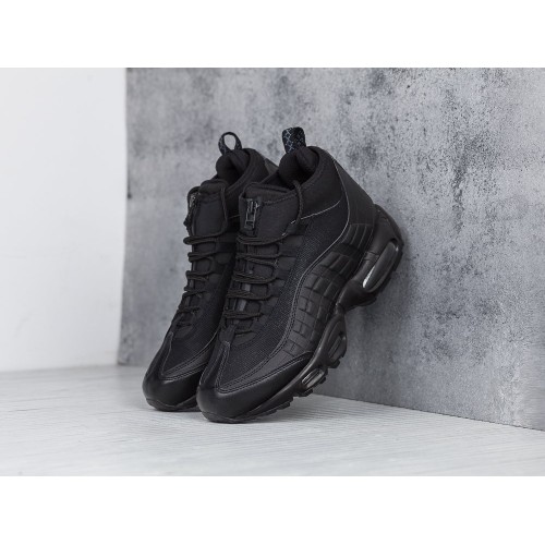 Зимние Кроссовки NIKE Air Max 95 Sneakerboot цвет Черный арт. 5604