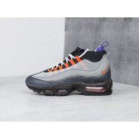 Зимние Кроссовки NIKE Air Max 95 Sneakerboot цвет Серый арт. 5663